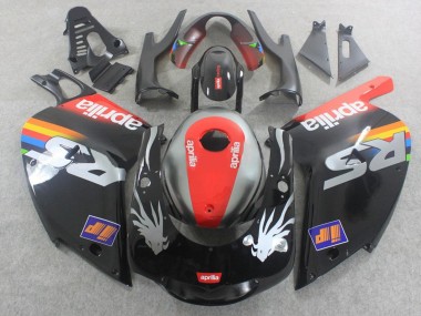 Best 2000-2005 Aprilia RS125 Motorcycle Fairings - Black Red Silver UK