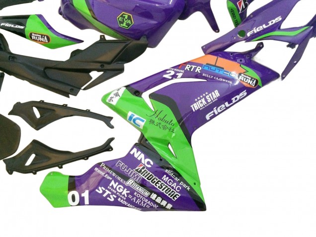 2006-2011 Aprilia RS125 Motorcycle Fairings - Purple Green Red UK