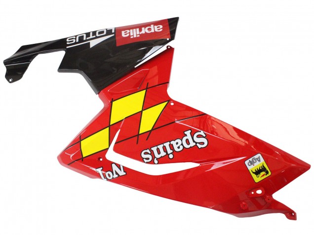 2006-2011 Aprilia RS125 Motorcycle Fairings - Red White Yellow Black UK