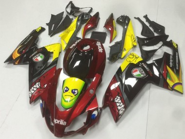 Best 2006-2011 Aprilia RS125 Motorcycle Fairings - Red Yellow Black Shark UK