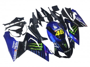 Best 2006-2011 Aprilia RS125 Motorcycle Fairings - Blue Black Green Monster 46 UK