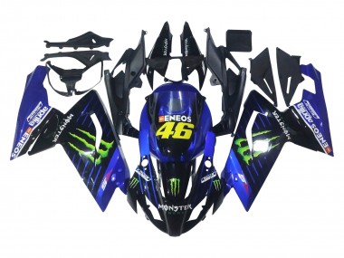 Best 2006-2011 Aprilia RS125 Motorcycle Fairings - Blue Black Green Monster 46 UK