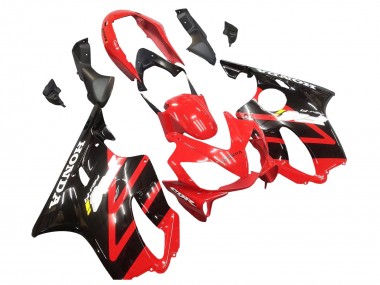 Best 2004-2007 Honda CBR600 F4i Motorcycle Fairing - Red Glossy Black UK