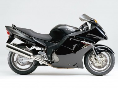 Best 1996-2007 Honda CBR1100XX Blackbird Abs Motorcycle Fairings - Glossy Black UK