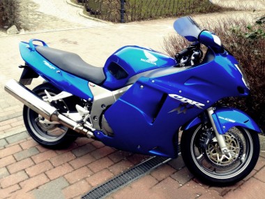 Best 1996-2007 Honda CBR1100XX Blackbird Abs Motorcycle Fairings - Blue UK