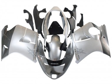 Best 1996-2007 Honda CBR1100XX Blackbird Motorcycle Fairings - Silver Grey UK