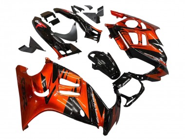Best 1995-1996 Honda CBR600 F3 Motorcycle Fairings - Orange Glossy Black UK