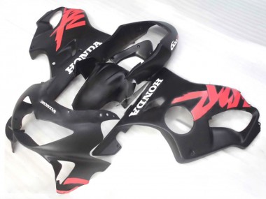 Best 1999-2000 Honda CBR600 F4 Motorcycle Fairings - Matte Black Pink Decals UK