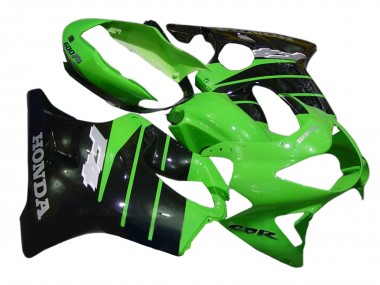 Best 1999-2000 Honda CBR600 F4 Motorcycle Fairings - Green Glossy Black UK