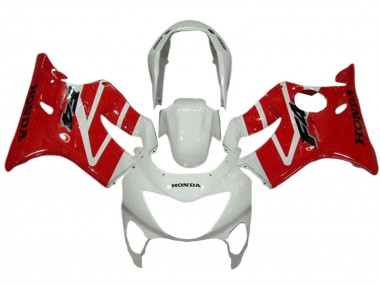 Best 1999-2000 Honda CBR600 F4 Motorcycle Fairings - White Red UK