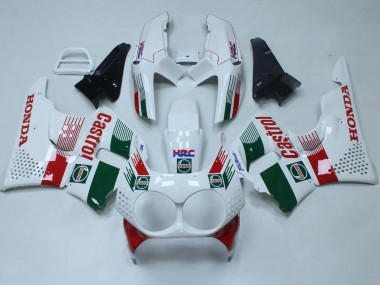 Best 1992-1993 Honda CBR900RR 893 Motorcycle Fairings - White Red Green Castrol HRC UK