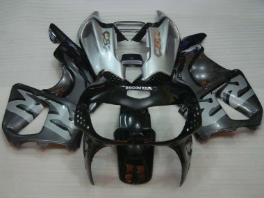 Best 1994-1995 Honda CBR900RR 893 Motorcycle Fairings - Silver Grey Glossy Black UK