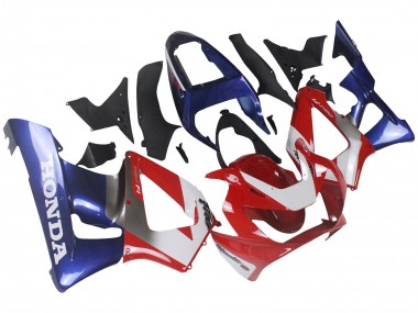 Best 2000-2001 Honda CBR900RR 929 Motorcycle Fairings - Silver Red Blue UK