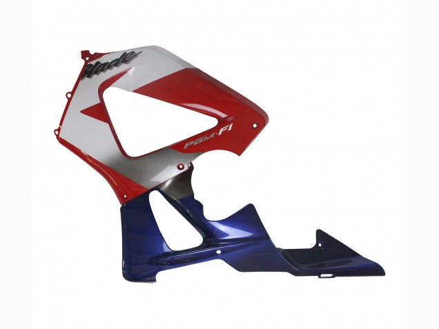 2000-2001 Honda CBR900RR 929 Motorcycle Fairings - Silver Red Blue UK