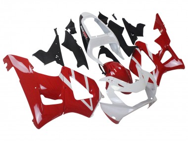Best 2000-2001 Honda CBR900RR 929 Motorcycle Fairings - White Red UK