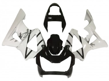 Best 2000-2001 Honda CBR900RR 929 Motorcycle Fairings - White Glossy Black UK