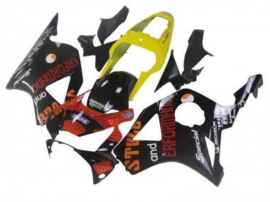 Best 2002-2003 Honda CBR900RR 954 Motorcycle Fairings - Yellow Red Glossy Black Repsol Rossi UK