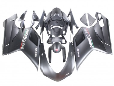 Best 2007-2014 Ducati 848 Motorcycle Fairings - Matte Grey UK