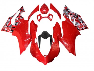 Best 2011-2014 Ducati Panigale 899/1199 Motorcycle Fairing - Red Grey Black UK