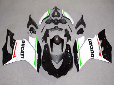Best 2015-2020 Ducati 1299 Motorcycle Fairings - White Red Green Glossy Black UK