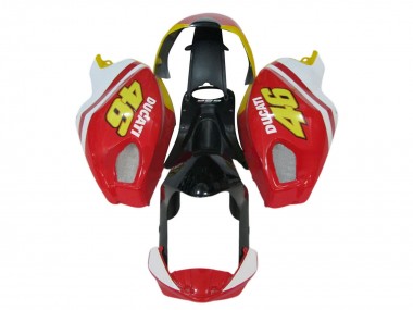 Best 2008-2012 Ducati Monster 696 796 1100 1100S Motorcycle Fairings - White Red Glossy Black Yellow 46 UK