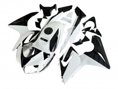 Best 2002-2006 Honda CBR125R Motorcycle Fairings - White Glossy Black UK