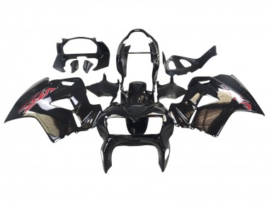 Best 1998-2001 Honda VFR 800 Motorcycle Fairings - Glossy Black Red Decal UK