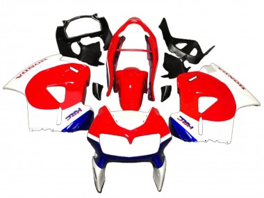 Best 1998-2001 Honda VFR 800 Motorcycle Fairings - White Red Blue UK