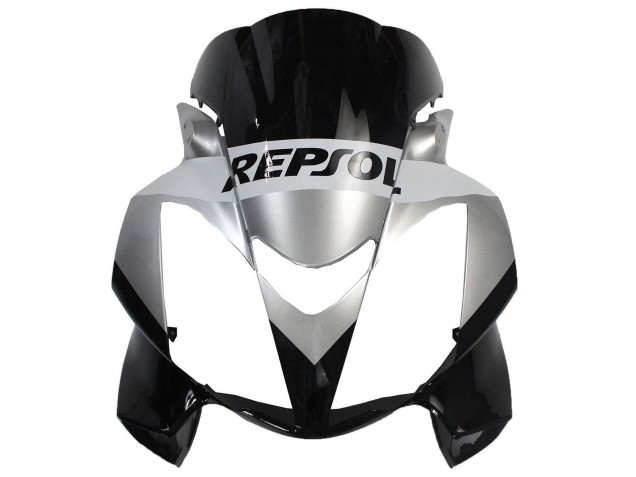 2002-2013 Honda VFR 800 Motorcycle Fairings - Silver Glossy Black Repsol UK