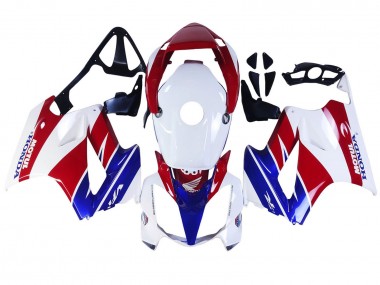Best 2002-2013 Honda VFR 800 Motorcycle Fairings - White Red Blue Motul UK