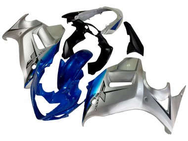 Best 2008-2013 Suzuki GSX650F Motorcycle Fairings - Silver Blue UK