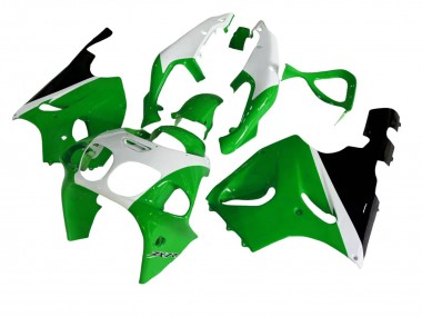 Best 1996-2003 Kawasaki ZX7R Motorcycle Fairings - White Green Black UK