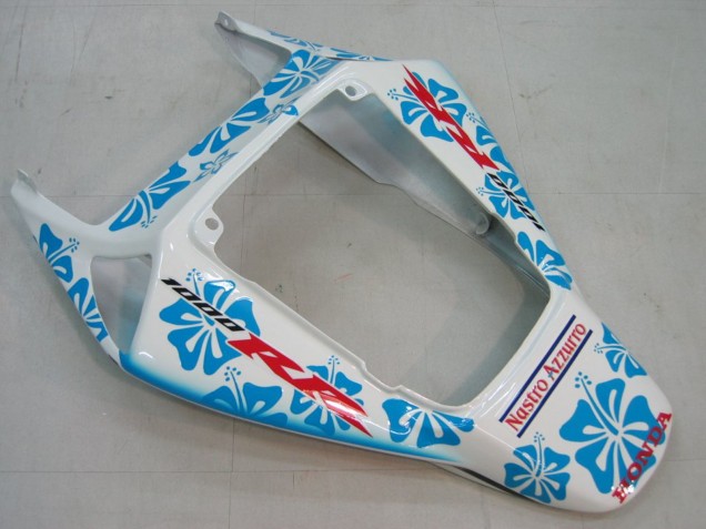 2004-2005 Honda CBR1000RR Motorcycle Fairings - White Blue Snow Nastro Azzurro 46 UK