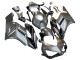 2004-2005 Honda CBR1000RR Motorcycle Fairing - Silver Glossy Black UK