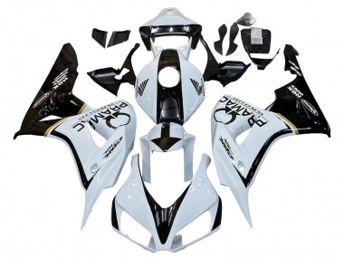 Best 2006-2007 Honda CBR1000RR Motorcycle Fairings - White Glossy Black Pramac UK