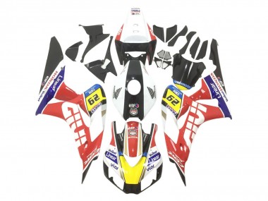Best 2006-2007 Honda CBR1000RR Motorcycle Fairings - White Red Yellow Blue Black Givi Elf UniBat 29 UK