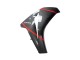 2008-2011 Honda CBR1000RR Motorcycle Fairings - Black Carbon Fiber Red UK