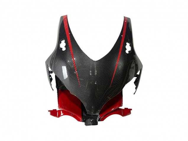 2008-2011 Honda CBR1000RR Motorcycle Fairings - Black Carbon Fiber Red UK