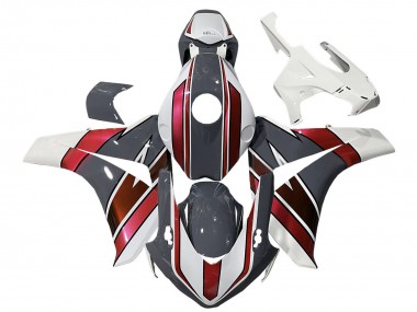 Best 2008-2011 Honda CBR1000RR Motorcycle Fairings - White Red Grey UK