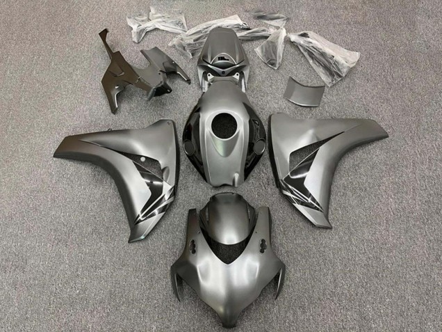 2008-2011 Honda CBR1000RR Motorcycle Fairing - Grey Glossy Black UK