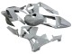 2003-2004 Honda CBR600RR Motorcycle Fairings - Silver Black Repsol UK