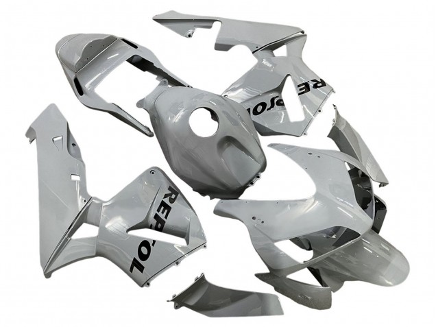 2003-2004 Honda CBR600RR Motorcycle Fairings - Silver Black Repsol UK