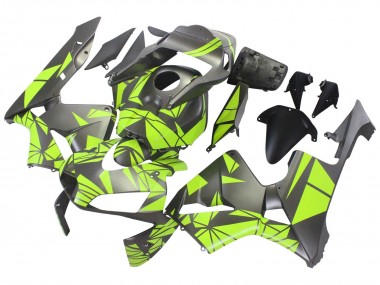 Best 2003-2004 Honda CBR600RR Motorcycle Fairings - Yellow Matte Black UK