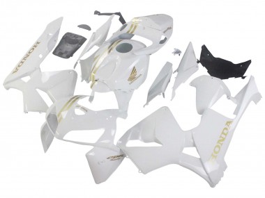Best 2005-2006 Honda CBR600RR Motorcycle Fairings - White Gold UK