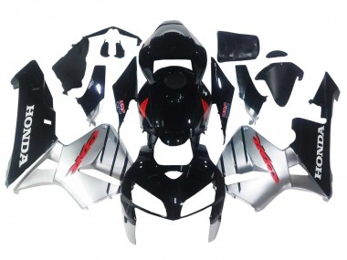 Best 2005-2006 Honda CBR600RR Motorcycle Fairings - Silver Black UK