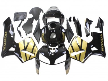 Best 2005-2006 Honda CBR600RR Motorcycle Fairing - Black Gold UK