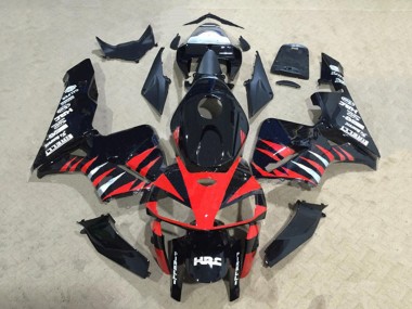 Best 2005-2006 Honda CBR600RR Motorcycle Fairings - Glossy Black Red White HRC UK