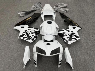 Best 2005-2006 Honda CBR600RR Motorcycle Fairings - White Black UK