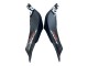 2007-2008 Honda CBR600RR Motorcycle Fairing - Matte Black White Repsol UK