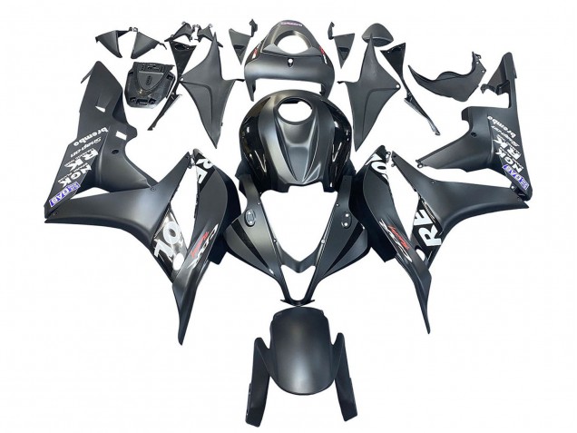 2007-2008 Honda CBR600RR Motorcycle Fairing - Matte Black White Repsol UK